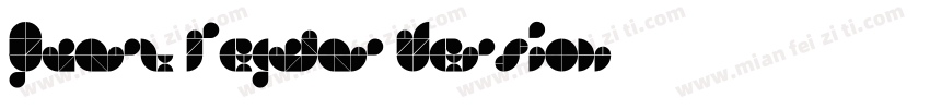 Quart Regular Version字体转换